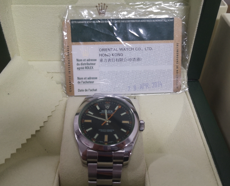 2023020213505038 - ROLEX 劳力士 热炒款 116400GV 绿玻璃 抗磁闪电针 自动机械男表￥4700