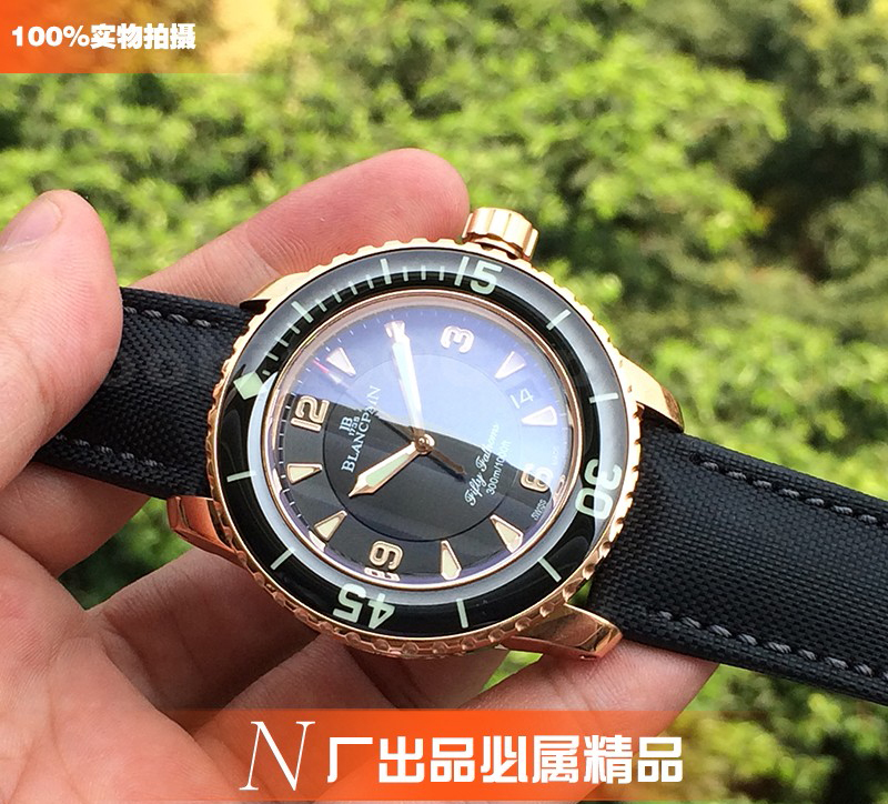 2023081704024743 - 宝珀Blancpain 五十噚系列 5015-3630-52 玫瑰金 - NOOB版￥3880